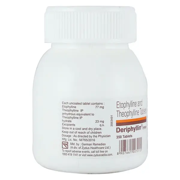 Deriphyllin Tablet (350 Tablets)